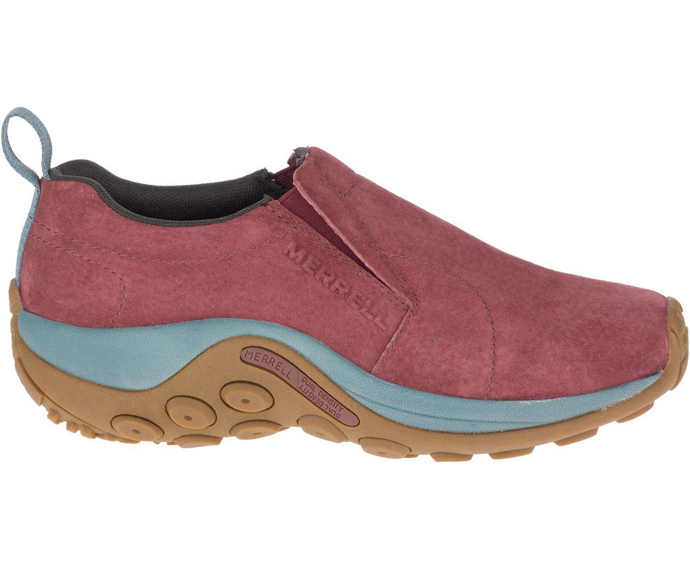 Merrell Slip Ons Burgundy - Jungle Moc - Womens 63BURDGKH